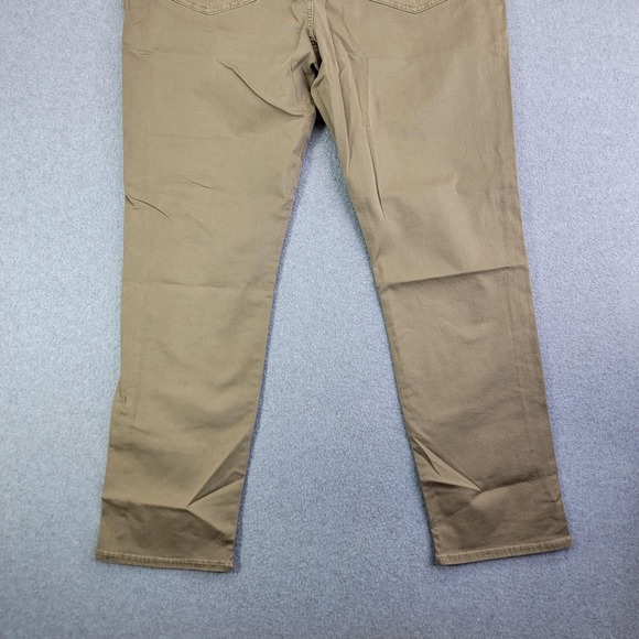 American Eagle Outfitters Pants Mens 36x30 Beige Flex Slim Khaki Chino Stretch - Picture 7 of 15